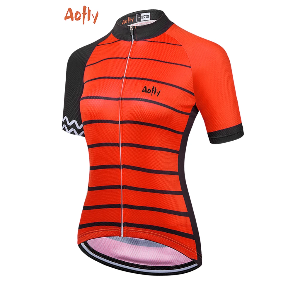 Women's Red Short Sleeve Jersey Bib Sets MTB Go Pro Team 2021 Cycling Clothing Ropa Ciclismo Road Gel Pink Pad Triathlon Uniform