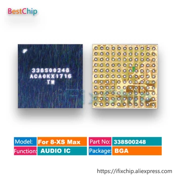 10pcs/lot U4700-338S00248 For iphone XS/XS MAX/XR/X/8/8 plus Big Audio CODEC IC chip CS42L75