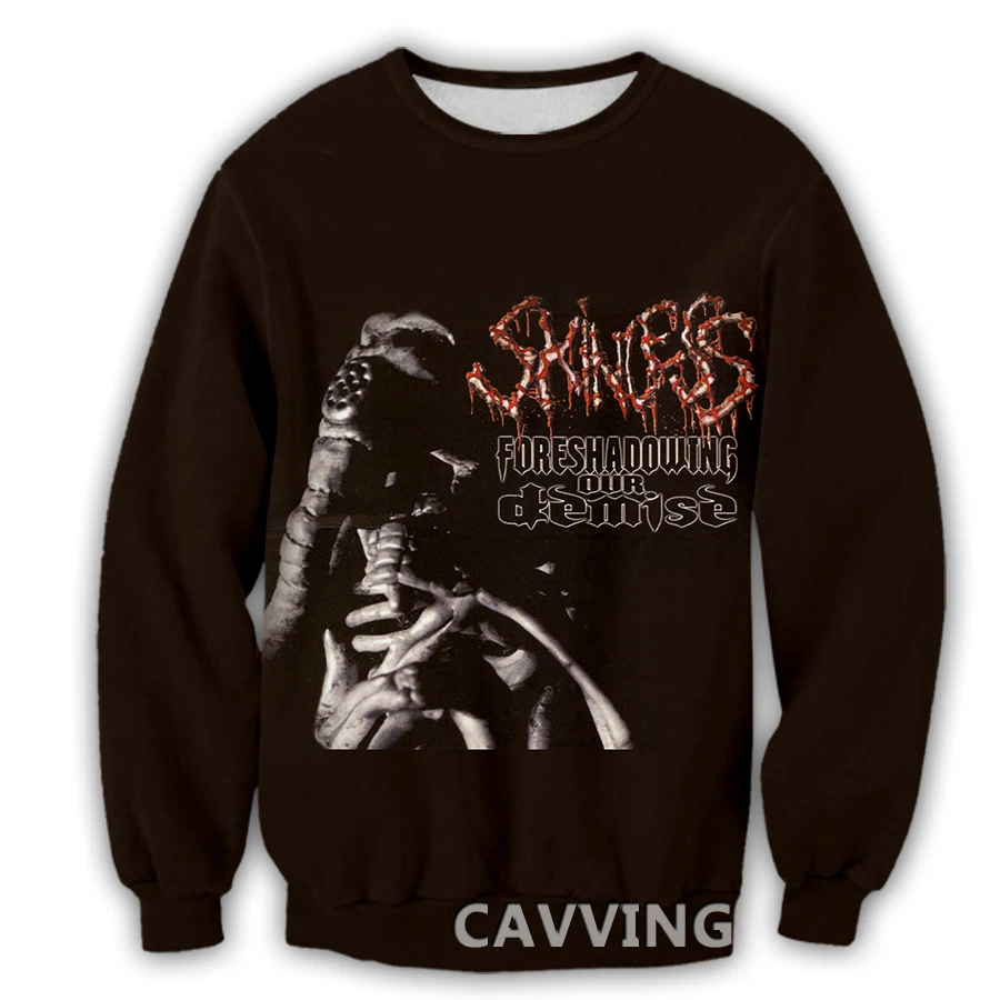 CAVVING 3D Printed  Skinless Band  Crewneck Sweatshirts Harajuku Styles Tops Long Sleeve Sweatshirts for Men/women