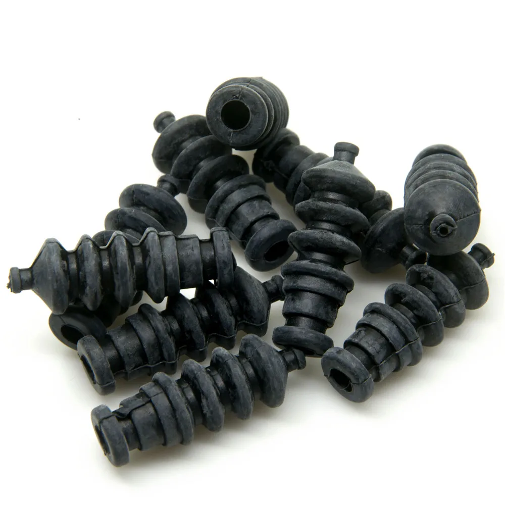 YEAHRUN 10pcs Waterproof Push Rod Rubber Seal Bellow Organ Normal Size 37mm for RC Boat Model Push/Pull Rod Seal Parts