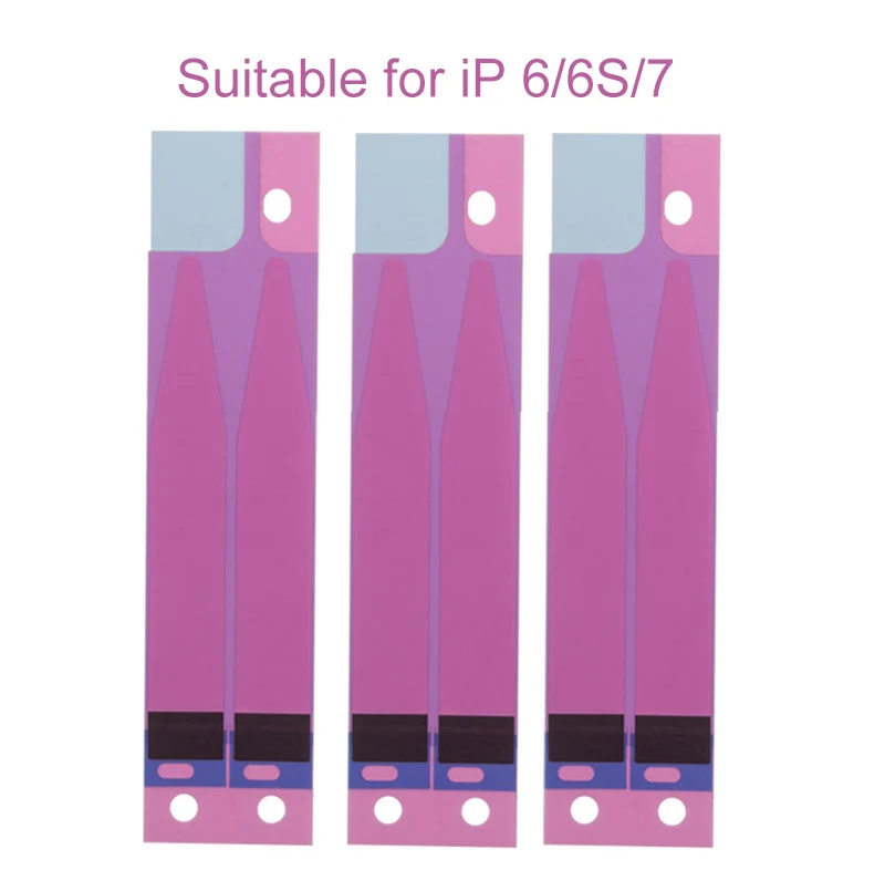 10pcs/Lot Battery Adhesive Sticker For iPhone 11 Pro Max XS Max XR X 8 8P 7 7P 6S 6SP Battery Glue Tape Strip Tab Repair Part