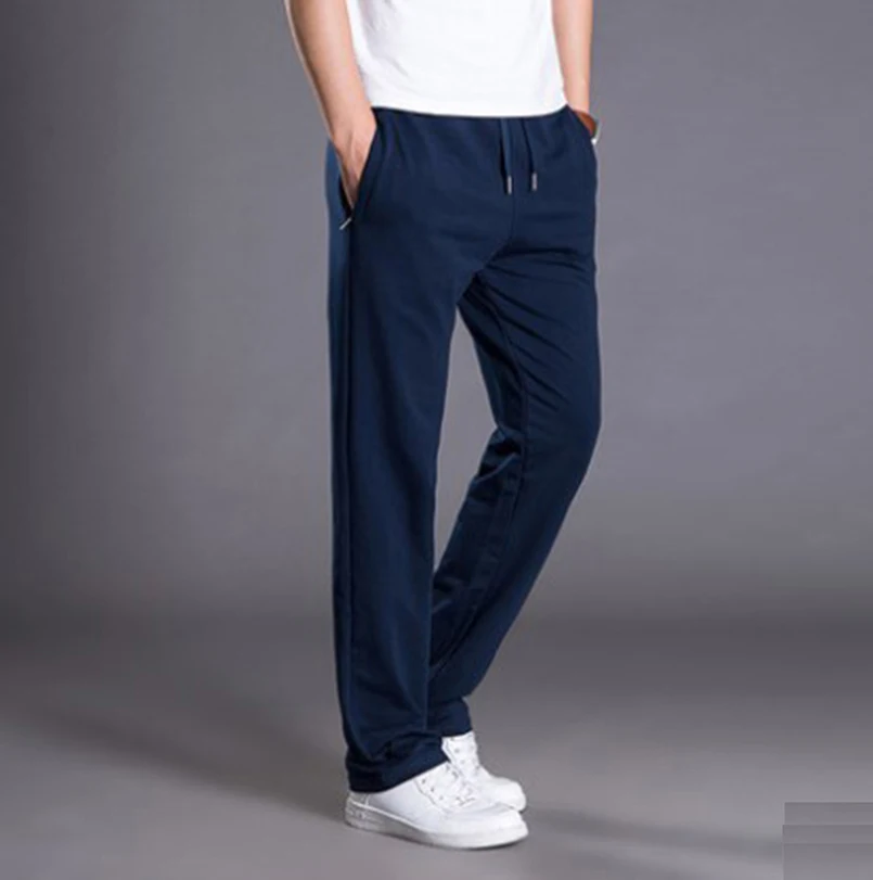 Cotton Men Sweatpants Sports Joggers Pant Tracksuit Jogging Trouser Plus Size 5xl 6xl 7xl Sportswear Wide Leg Cloth 2023 Spring