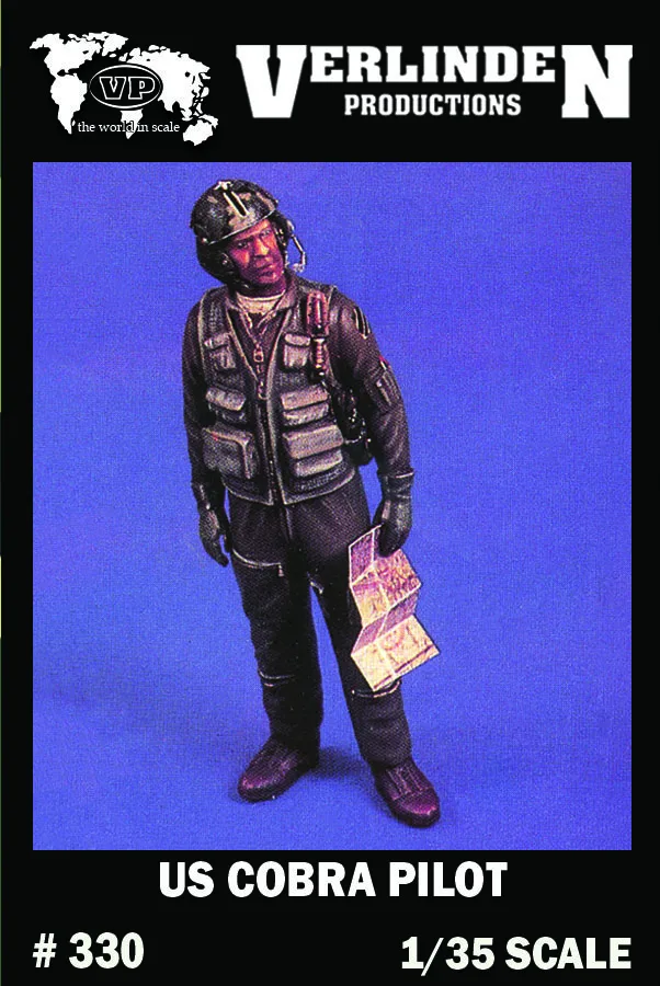 Масштаб 1/35, пилот кобры США, набор из смолы верлипа #330, несобранный, неокрашенный