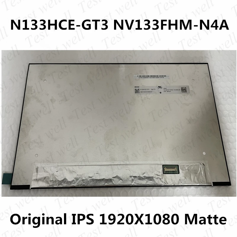 

Original 13.3'' N133HCE-GT3 NE133FHM-N56 IPS 72%NTSC LCD Display Screen Matrix eDP 30 Pins FHD Replacement LCD LED Screen Panel