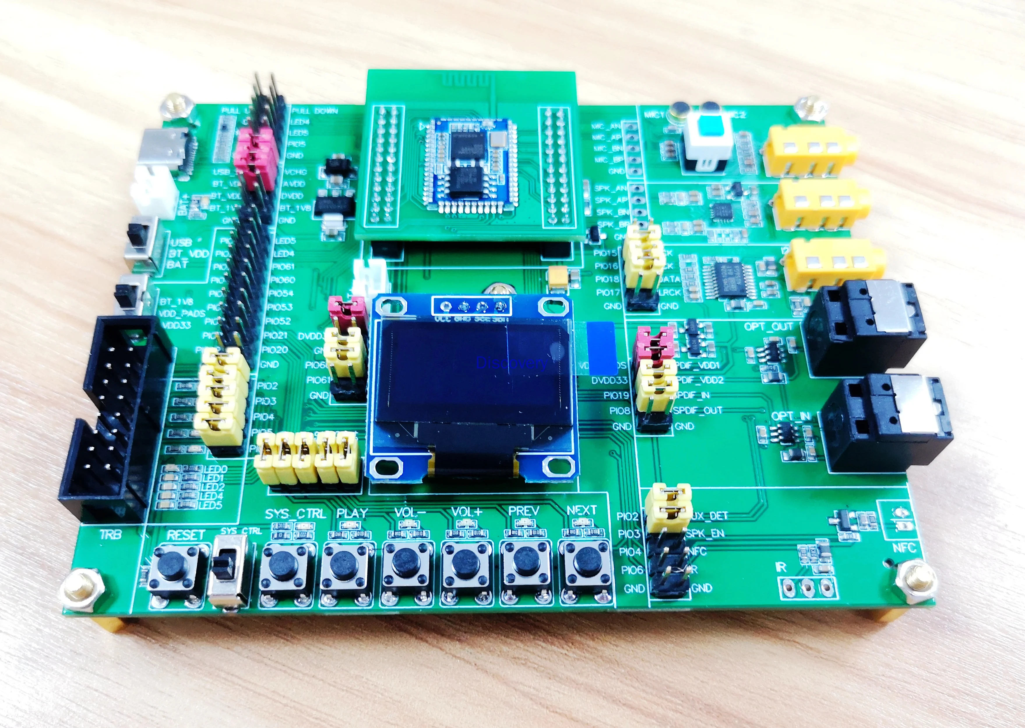 Qualcomm QCC3020 3024 3034 5124 5125 5126บอร์ดพัฒนาบลูทูธการแก้จุดบกพร่อง Tws หูฟัง