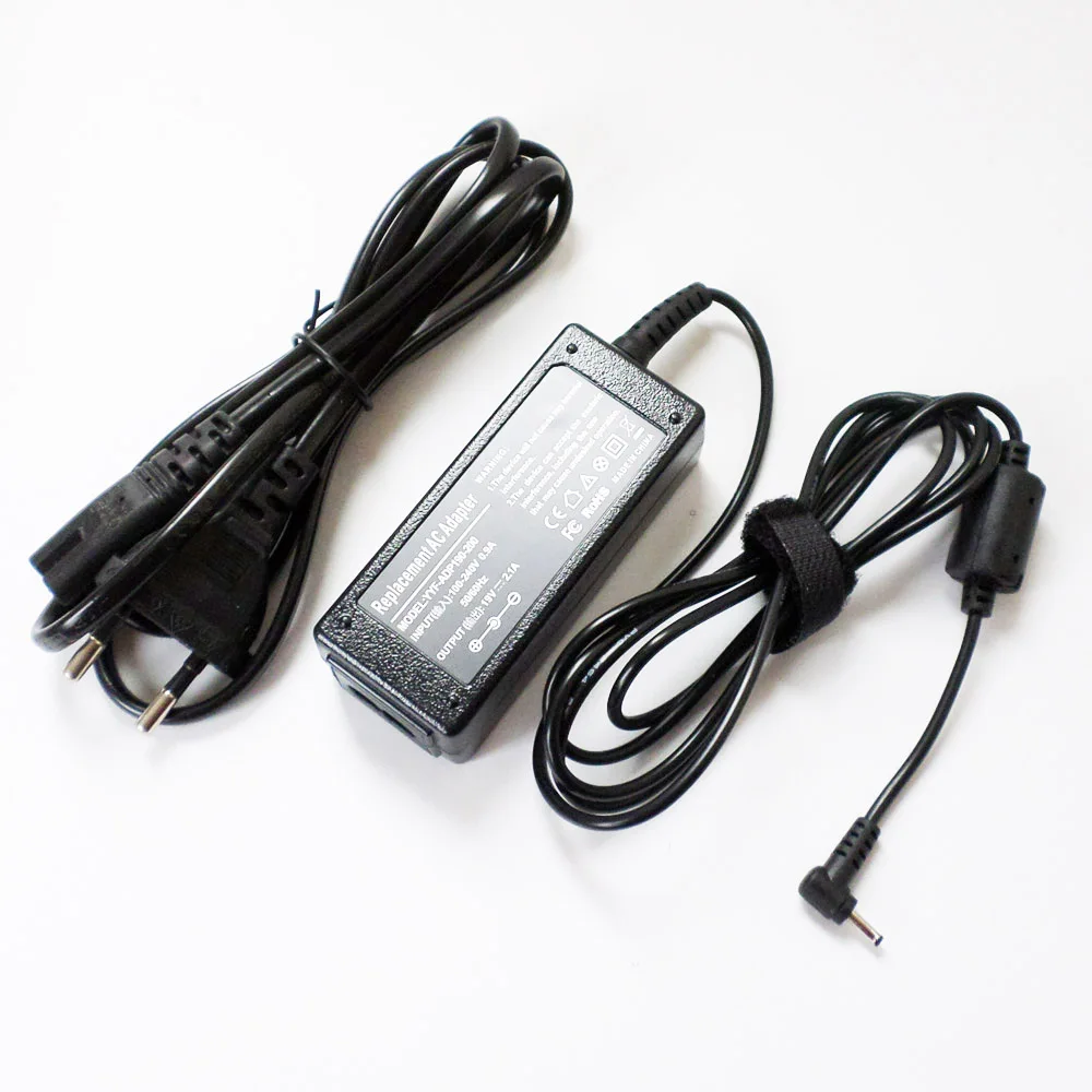 New 40W Power Supply Cord For Asus Eee PC 1006PT 1008HA 1015PX 1015BX 1015CX 1005HA-A 19V 2.1A Laptop AC Adapter Battery Charger