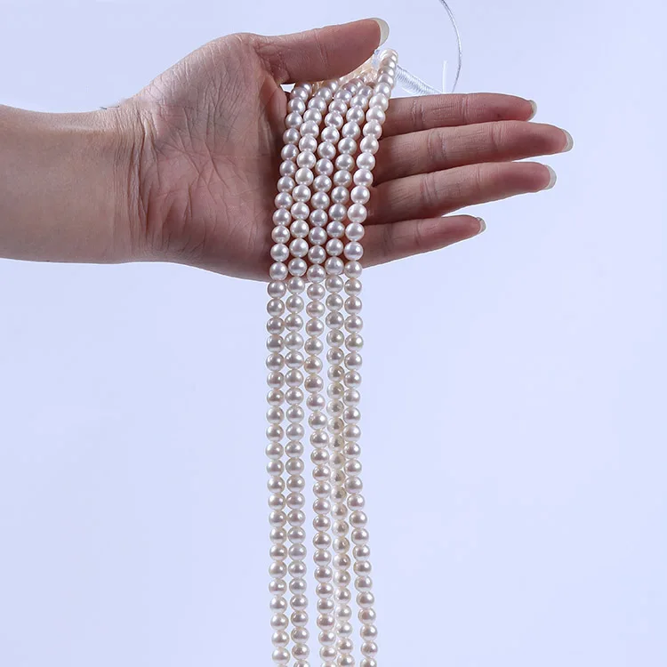 

Daking Jewelry Bulk AA Grade Freshwater Natural Round Pearls For Sale