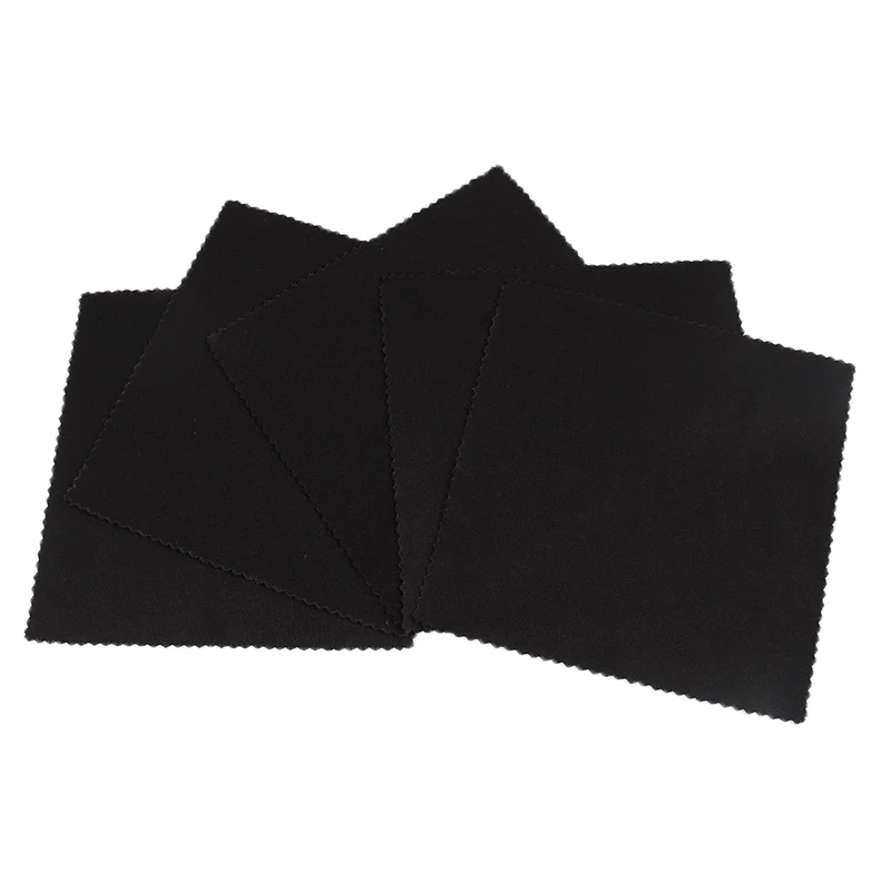 Black Micofiber eyeglasses cleaning cloth  colorful cotton glasses cloth 130*130mm 100pcs/lot