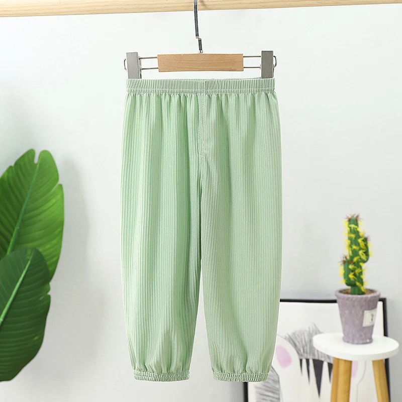 New Anti-mosquito Pants 2021 Baby Boys Girls Summer Cotton Harem Baggy Pants Kid Clothes Children Sweatpants Trousers Breathable