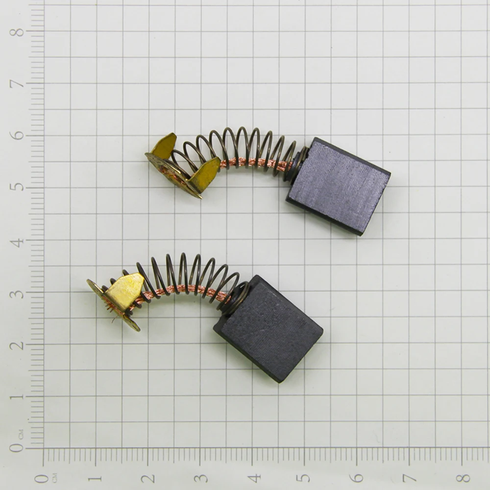 5 Pairs Spare Carbon Brushes CB155 Replacement Part No.181048-2 for Makita Electric Motors HR3850K HR4500C HR5000K