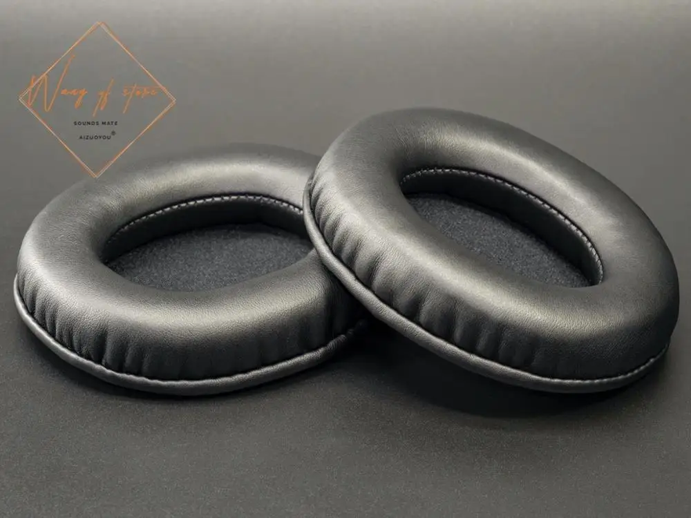 Oval Ellipse Egg Shape Full Size Leather Ear Pad Foam Cushion EarMuff Headphone 70mm 75mm 80mm 85mm 90mm 95mm 100mm 105mm 110mm