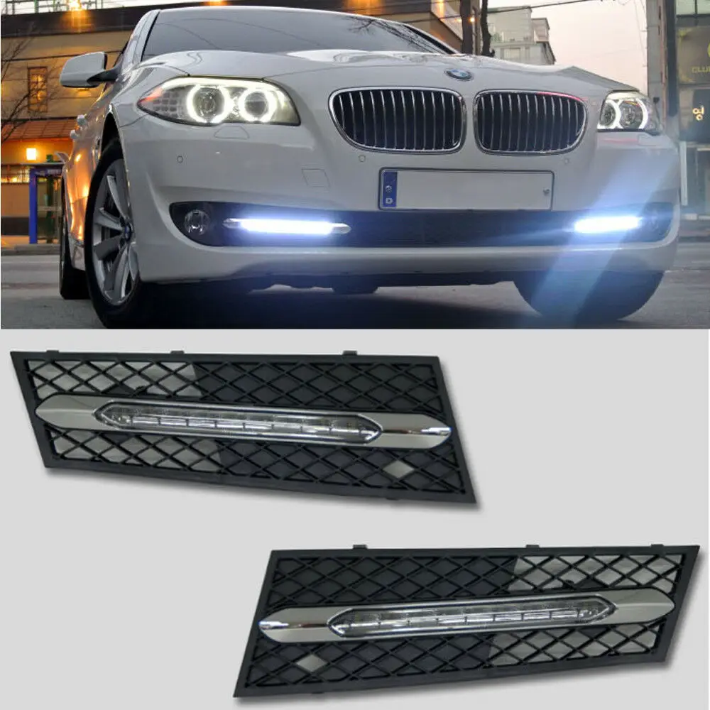 

12v Daylight Lamp Drl Headlight Daytime Running Fog Light And Turn Signal For Bmw F10 F18 5 Series 520i 525i 530i 535i 2010-2013