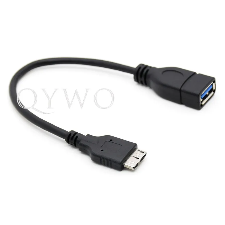 15CM Micro USB 3.0 9pin Micro B OTG Cable for Samsung Galaxy Note3 N9000 S5 i9600 Note Pro & IBM thinkpad 8