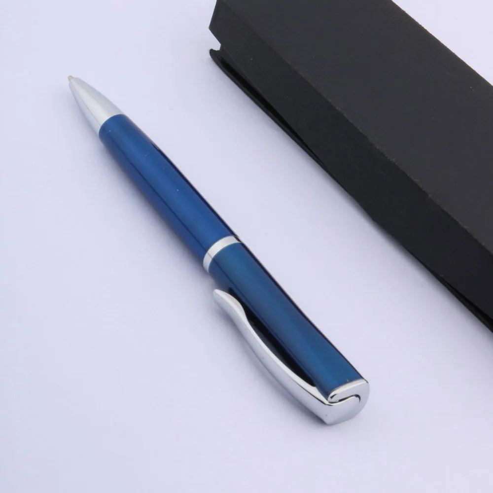 Hot Sale Baoer Metal Pen 051Blue Lacquerred Office Writing Ballpoint Pen