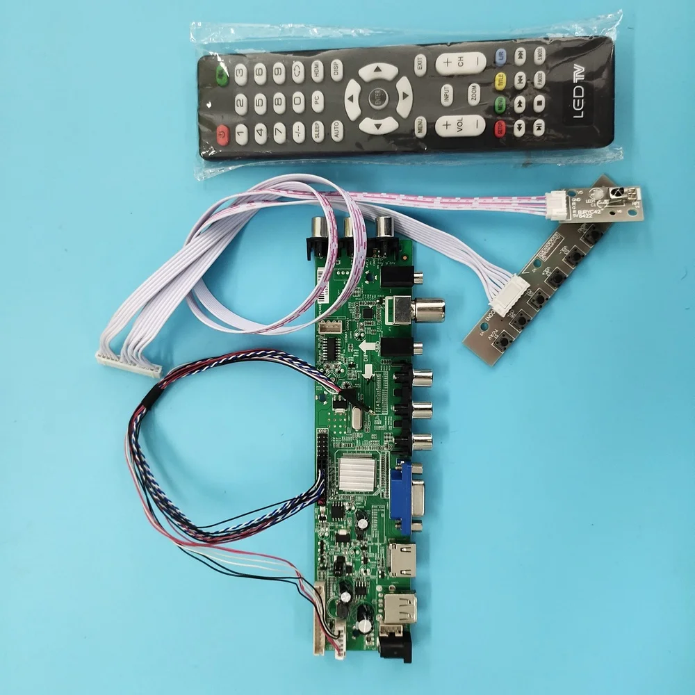 

Kit For B156RW01 V1 HW1A/B156RW01 V1 HW2A HDMI controller board digital 1600X900 remote DVB-T2 Signal VGA AV LED USB TV 40pin