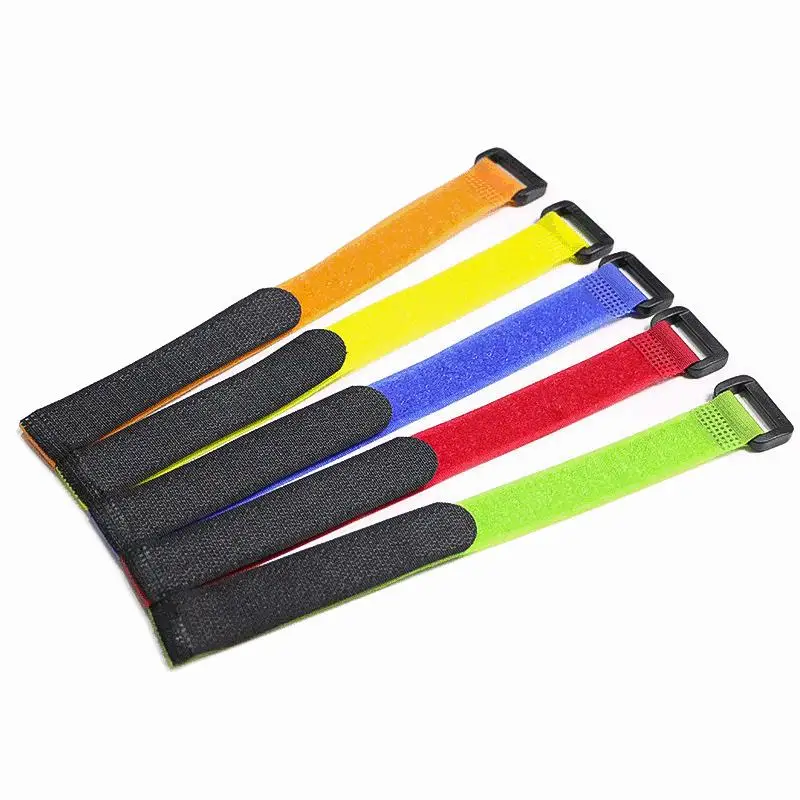 

Magic Tape Sticks Cable Ties Model Straps Wire With Battery Stick Buckle Belt Bundle Tie Hook Loop Fastener Tape Velcro 1pcs