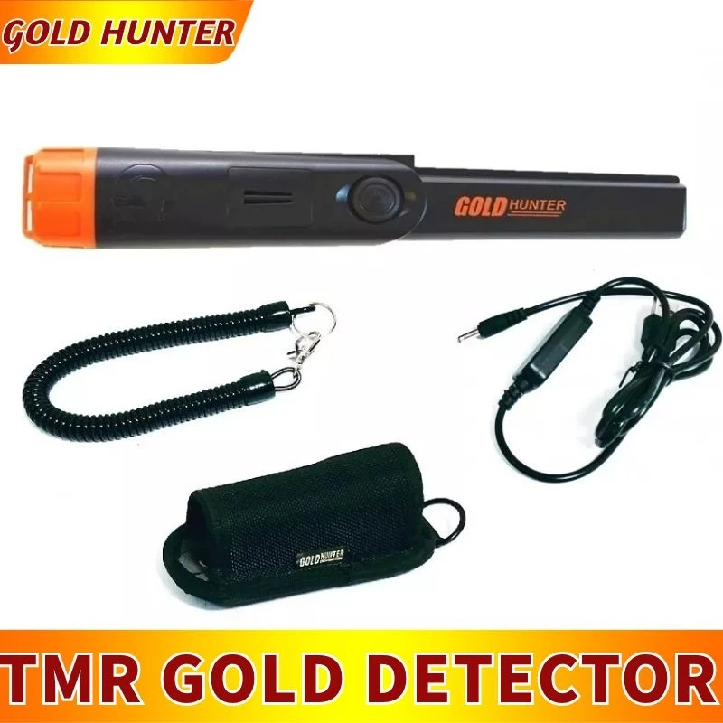 

Gold Hunter TMR pinpointer metal detector IP68 waterproof rechargeable hand held metal detector underground gold metal detector