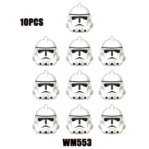 10pcs 501st Legion Clone Snowtroopers Troopers Building Blocks Bricks Star Action Figures Wars Kashyyyk 41st Elite Toy