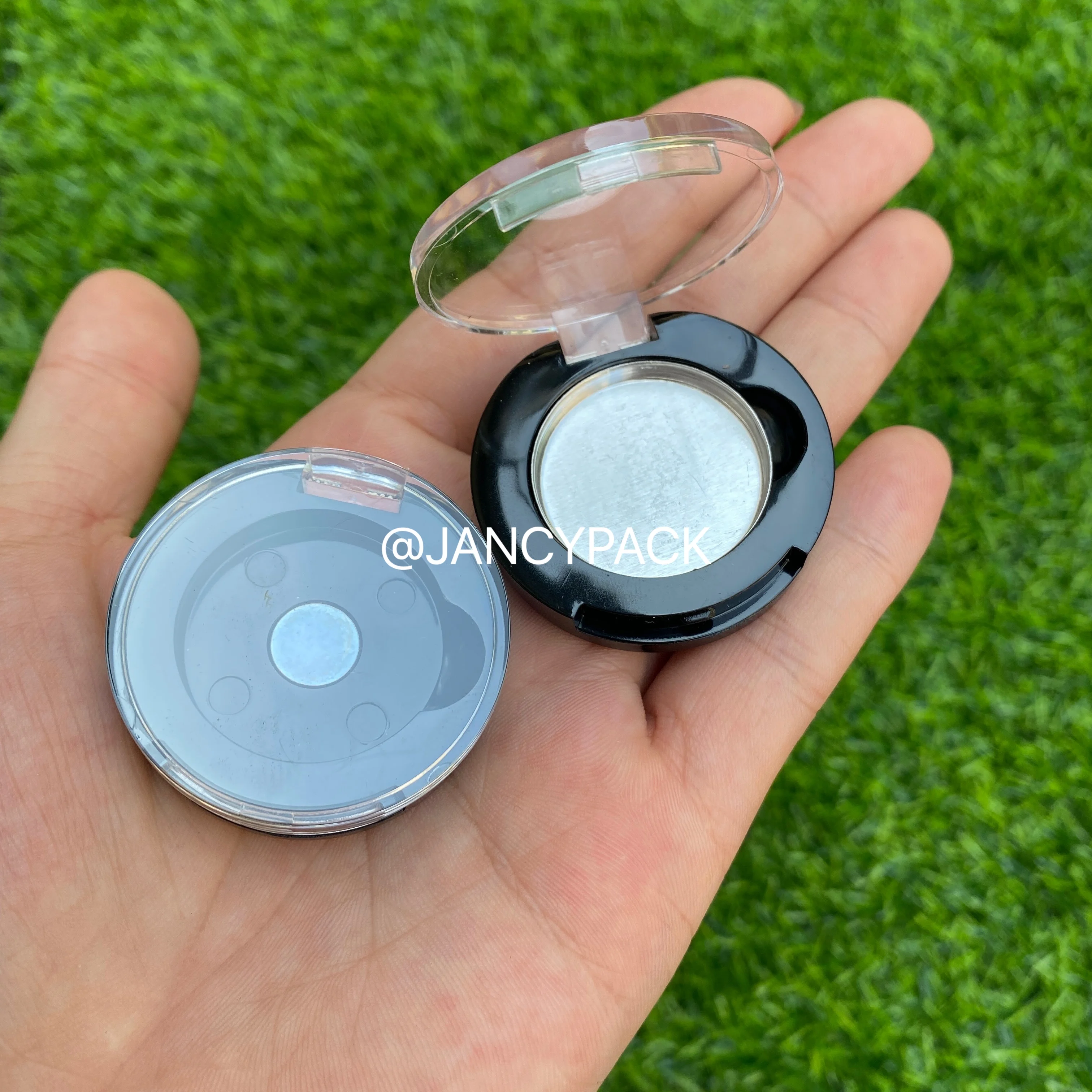 Magnetic Palette Empty Makeup Palette for Eyeshadow Transparent Lid Cosmetic Powder Round Shape Empt Blusher Compact Packaging