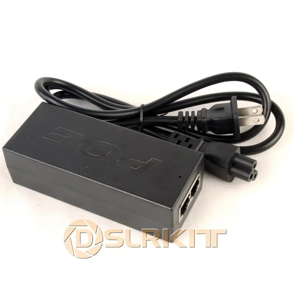 

DSLRKIT Gigabit PoE Injector 802.3at PoE+ Adapter Power Over Ethernet unifi AP 1000Mbps