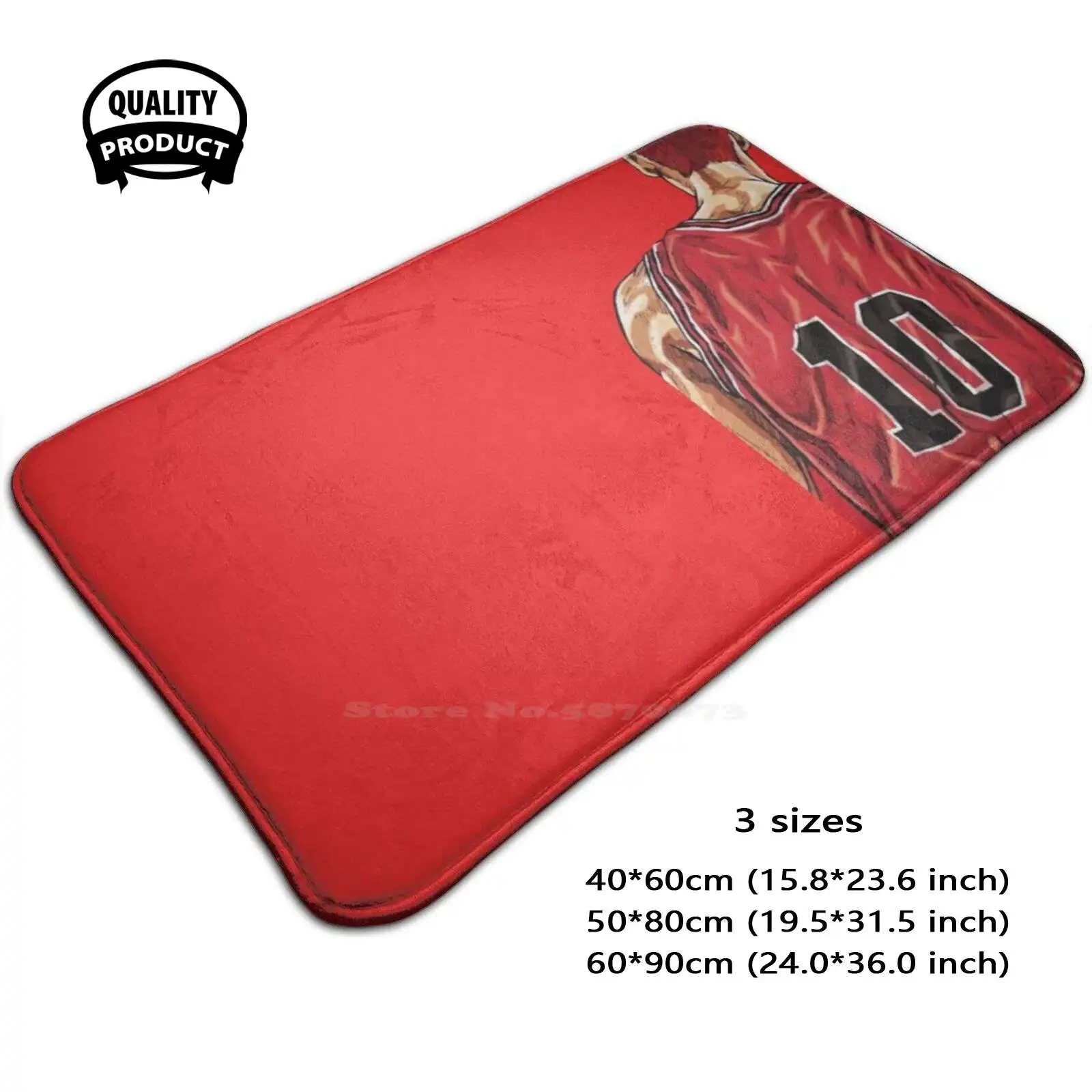 Anime Soft Cushion Home Carpet Door Mat Car Rug Shonen Mangaart Animelove Fight Police Fantasy Slam Basketball