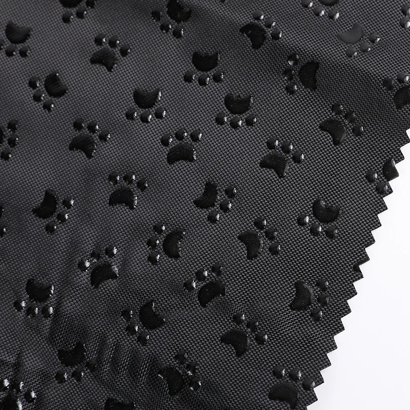 50cm*150cm Black Anti-slip Cloth Non Slip Fabric Rubber Non Skid Rubber Treated Fabric for DIY Sewing