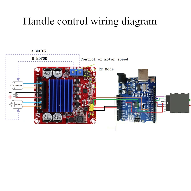 고전력 핸들/WiFi/블루투스 제어 키트용 DIY는 고하중 및 고전력 금속 탱크 섀시 자동차 제조업체 학습을 지원합니다.