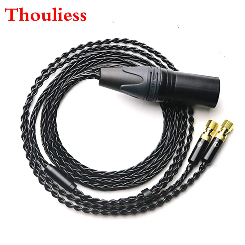 

Thouliess Hi-End 4 pin XLR Balanced Silver Plated Upgrade Cable for SUNDARA he400i he400s HE560 Headphones