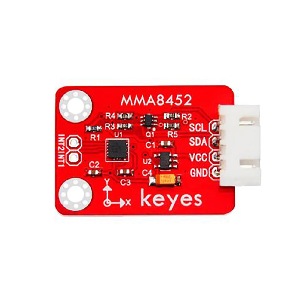 5pcs keyes brick MMA8452Q modulo sensore di inclinazione accelerazione digitale triassiale con interfacce anti-inversione bianche