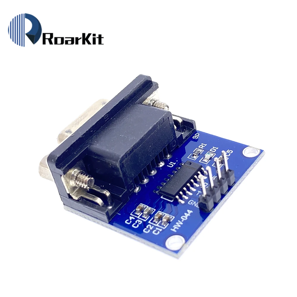 MAX3232 RS232 to TTL Serial Port Converter Module Female DB9 Connector MAX232 Flashing Board For Arduino