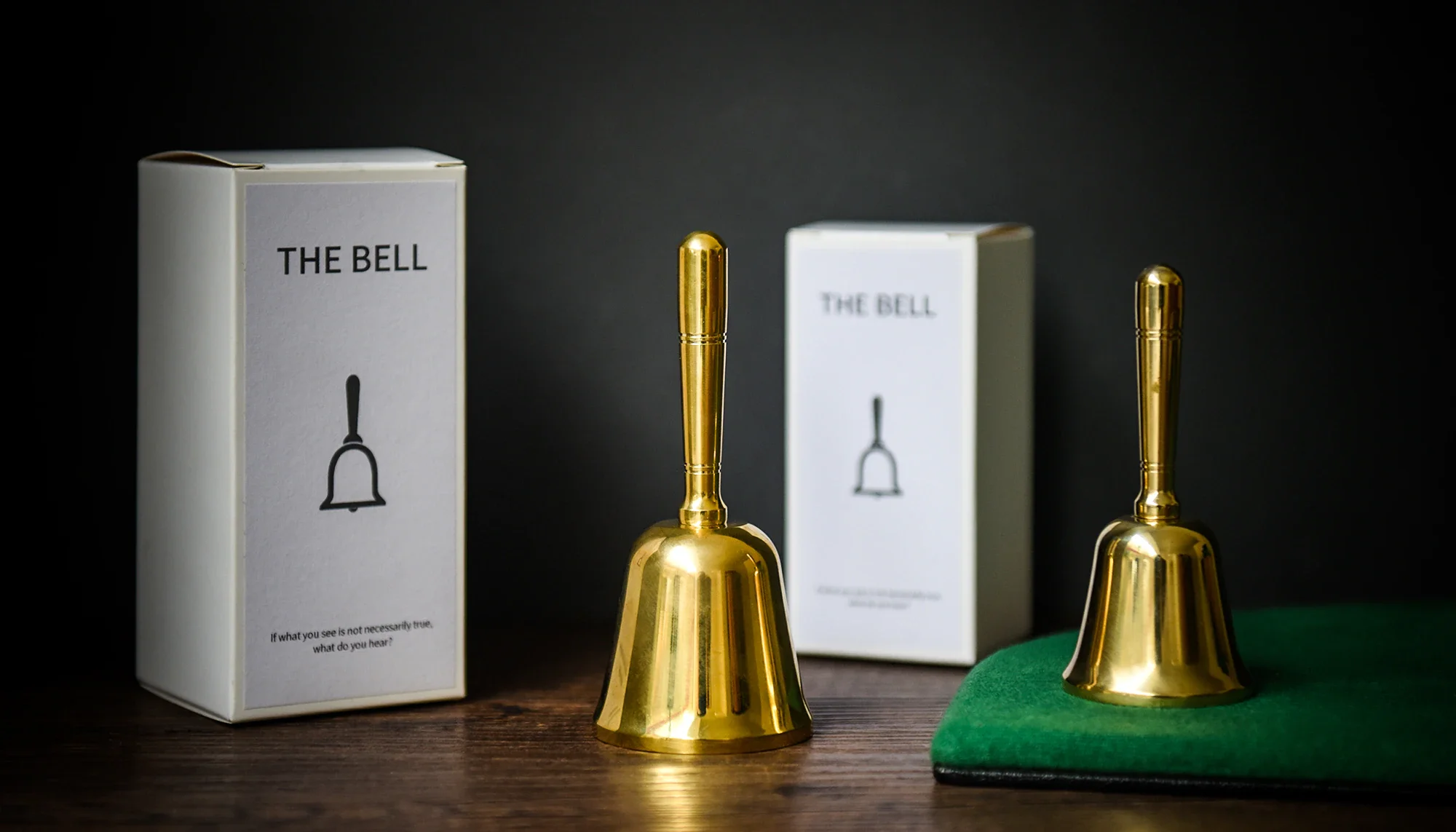 The Bell Chop Bell Magic Tricks Magician Appearing Vanishing Accessories Magia Close Up Stage Gimmick Illusions Mentalism Props