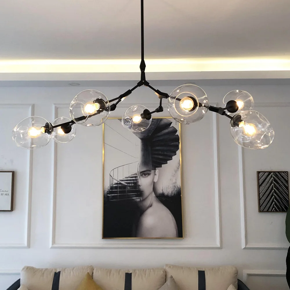 Modern Chandelier Lighting for Dining Living Room Decoration Lights Nordic Chandeliers Indoor Lighting Hanging Light Fixture