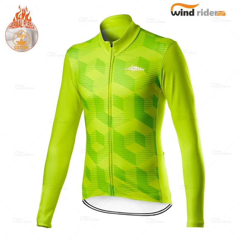 

2022 SBK Winter Cycling Suit Set Warm Fleece Long Sleeve Clothes Comfortable Men's Mountain Bike Racing Bib