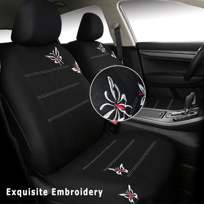 Universal Full Set Seat Mats Protector Styling Auto Interior Accessories Automotive Butterfly Car Seat Cover Car Cushion Tool