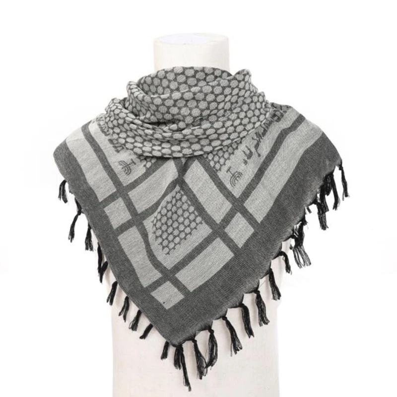 Tactical Unisex Python Pattern Arab Keffiyeh Shemagh Scarf Windproof Shawl Neck Desert Head Scarf Warmer Hunting Scarf