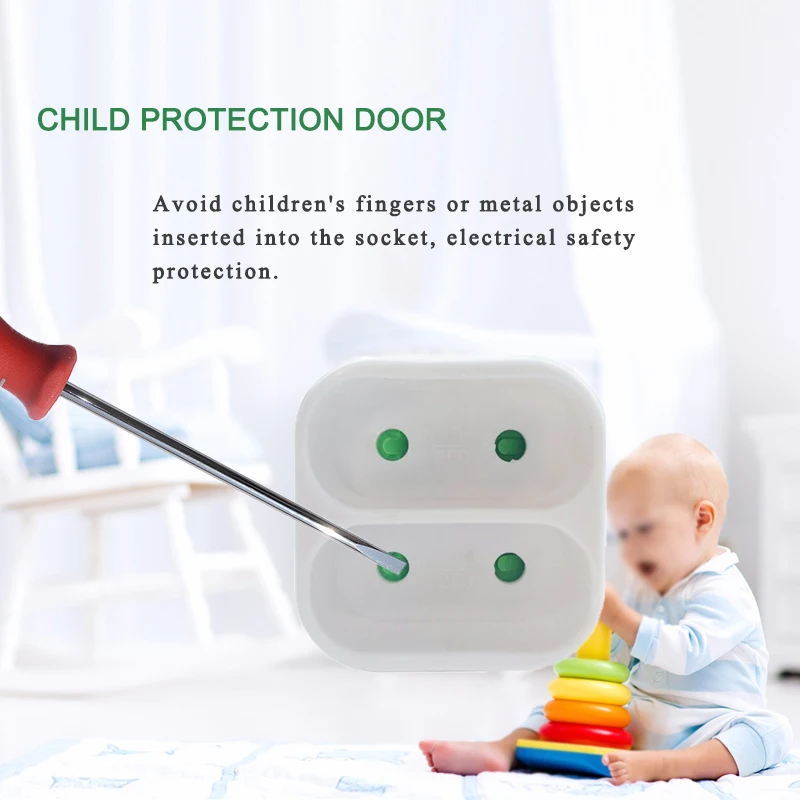 الأوروبي تحويل التوصيل 2Pin 4.8 مللي متر التوصيل بدوره 4.0 مللي متر 2 حفرة الاتحاد الأوروبي المقبس توزيع الطاقة قابس مهايئ الأبيض 16A 250 فولت