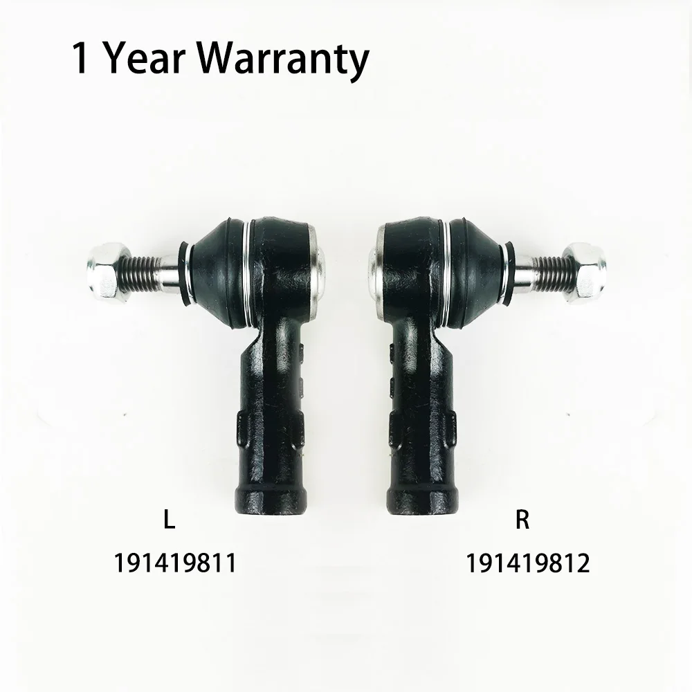 2PCS Tie rod outer ball head 191419811 191419812 for VW PASSAT GOLF JETTA POLO