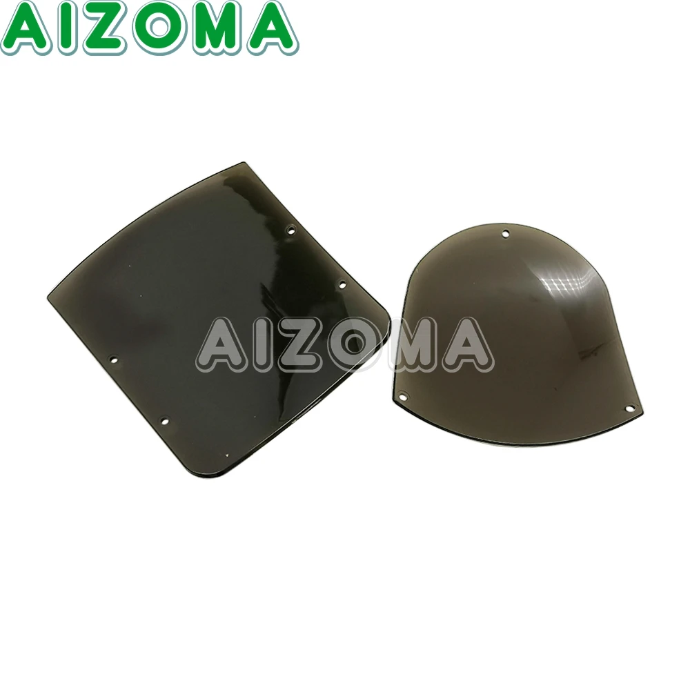 Motorcycle Replacement Windscreen Wind Deflector Windshield Quarter Fairing kit For Harley XL 883 1200 88-Up Dyna