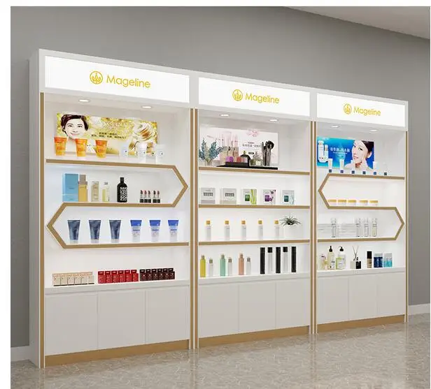 Cosmetics display cabinet Paint shop image display cabinet skin care products display cabinet beauty salon product customization