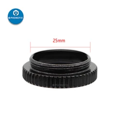 1/5/10Pcs C-MOUNT adattatore per tubo di prolunga da 5mm C-CS adattatore di montaggio anello distanziatore per videocamera per microscopio industriale obiettivo CCTV