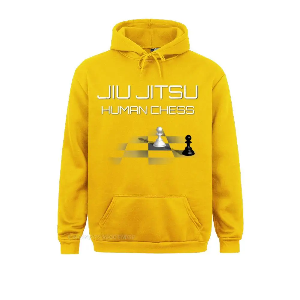 Hoodies Clothes Human Chess Jiu Jitsu Shirt BJJ MMA Men Summer/Fall Long Sleeve  Adult Sweatshirts Simple Style Funny