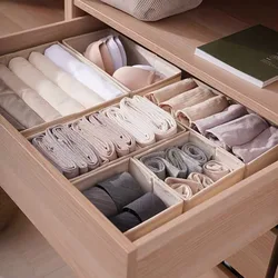 Underwear Bra Organizer Storage Box Drawer Organizer Divider Adjustable Organizador Cajones Ropa Interior Closet Storage Drawers