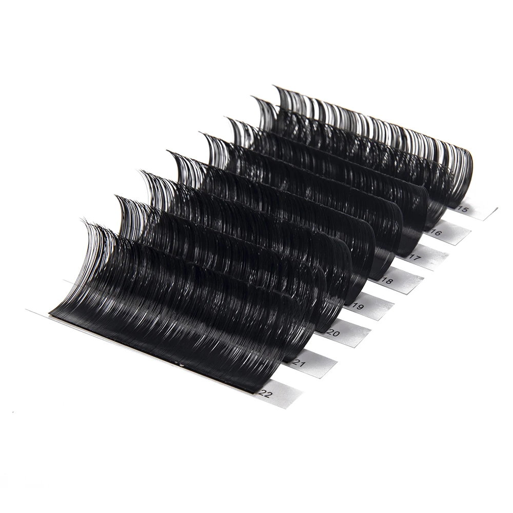 16Lines Individual Eyelash Extension 15-22mm Mix C D CC SS Faux Cils Mink Eyelashes False Eyelashes Maquiagem Cilios Postico