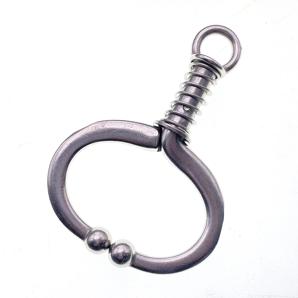 Cow Stainless Steel Ox Nose Ring Captive Cattle Equipment Pliers Clip Traction Free Punching Pasture Veterinary Farming Tools image 5