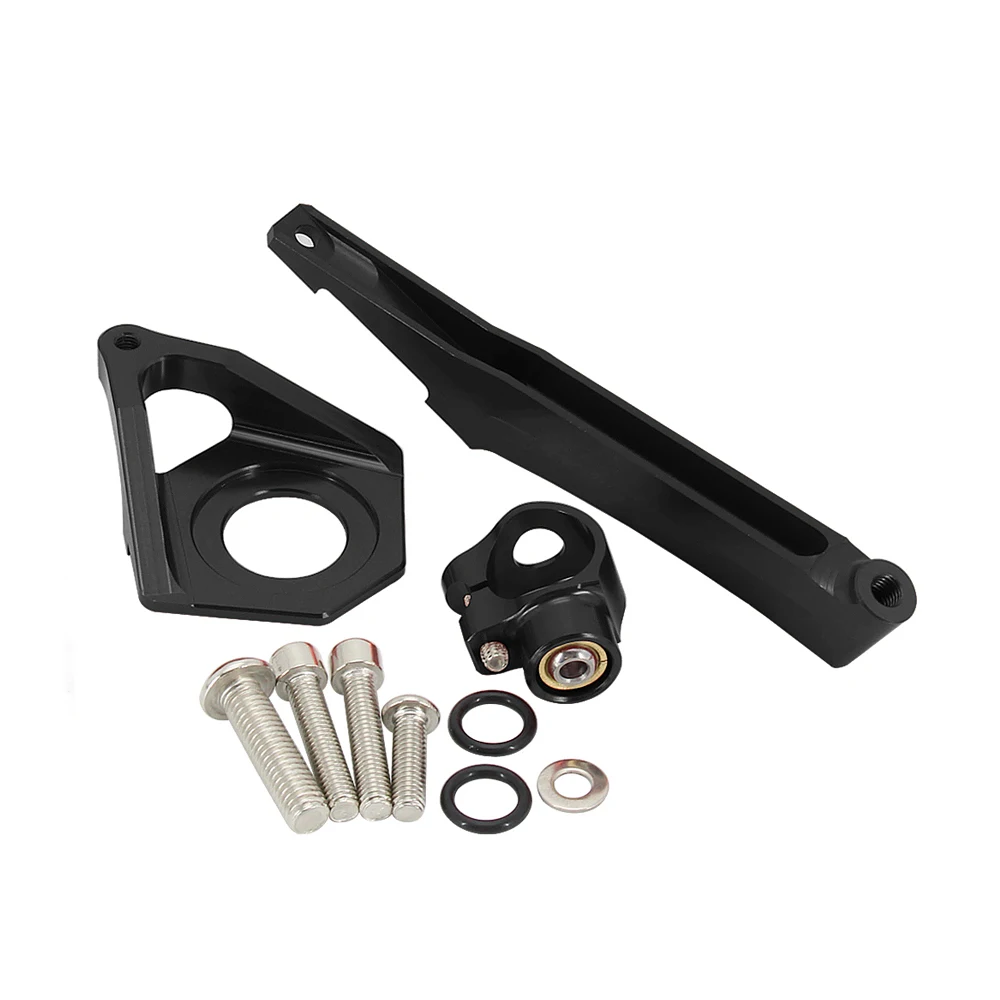 Voor YAMAHA YZF R6 YZF600 2003 2004 2005 Motorfiets Hoge kwaliteit koolstofvezel CNC Stuurdemper Stabilizer Beugel Volledige