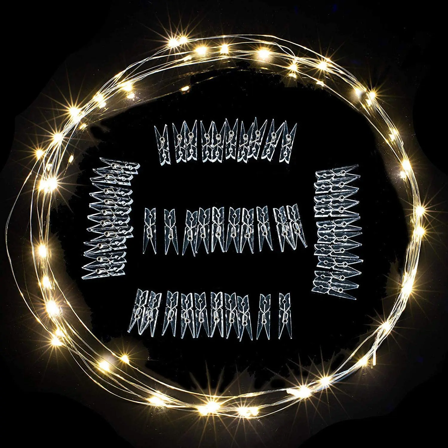 5M 10M LED Photo Clip String Lights Garland Led Light Strings Christmas Fairy Light For Birthday Baby show Outdoor Wedding Decor