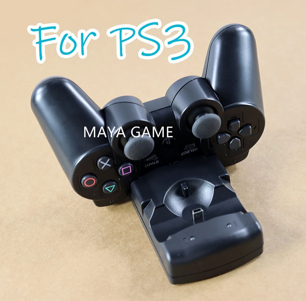 قاعدة شحن مزدوجة لـ PS3 ، قاعدة شحن 2 في 1 ، وحدة تحكم لـ PS3 ، 10