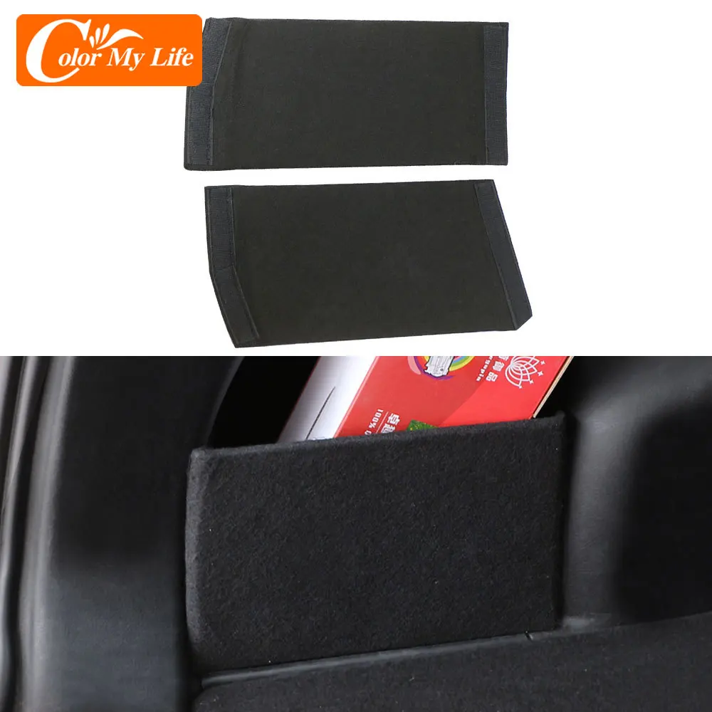 Car Trunk Side Storage Organizer Board Storage Partitions on Both Sides Trunk Partition Tail Box for Jeep Compass 2017-2020