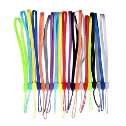 300Pcs Nylon Handy Wrist Strap Lanyard String for Selfie Stick Mobile Phone Straps USB Key ID Card Badge Holder DIY Hang Rope