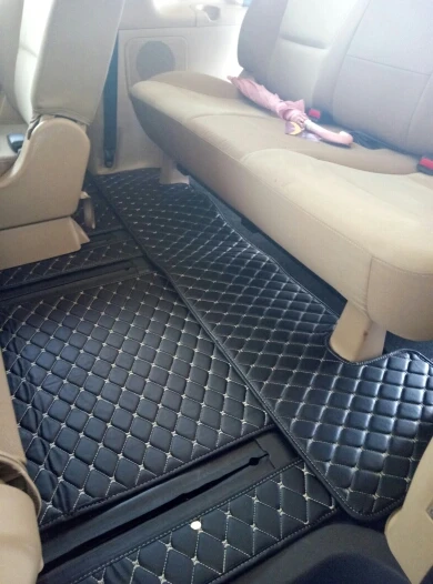 High quality! Custom full set car floor mats for Right hand drive Hyundai Grand Starex 11 12 seats 2021-2007 waterproof carpets